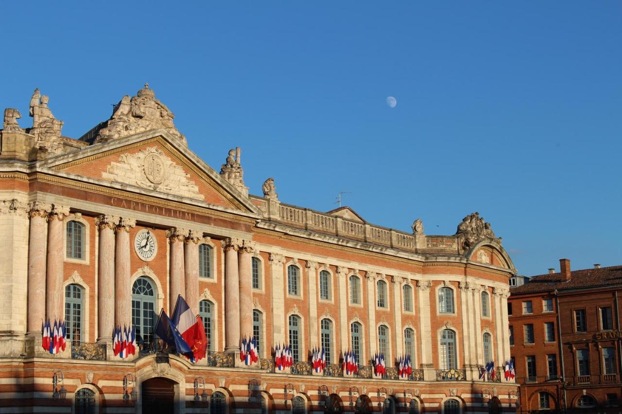 Blagnac : appartement T2 avec jardin, parking et climatisation Bagian luar foto